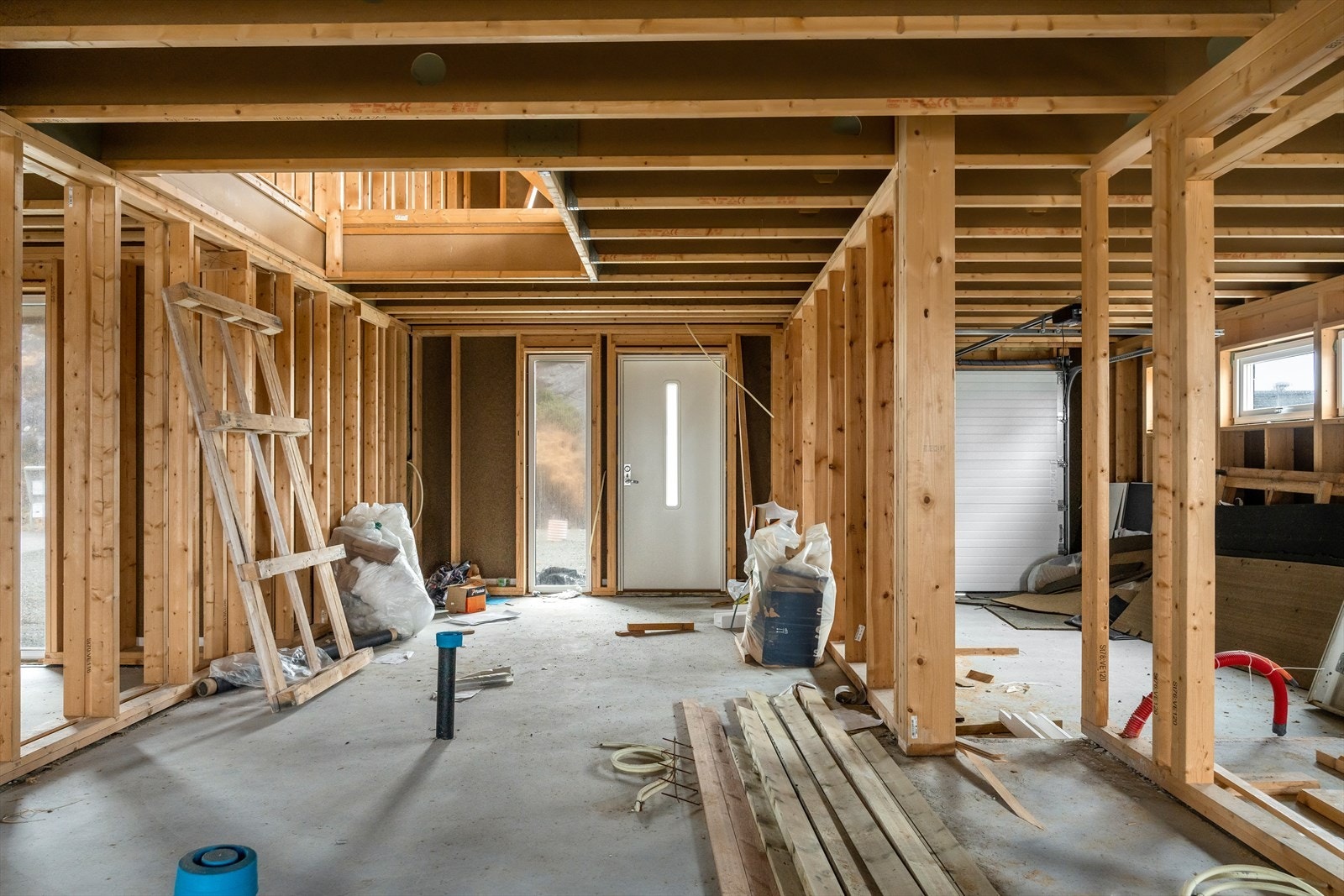 Påbegynt avdeling innvendig Galleribilde