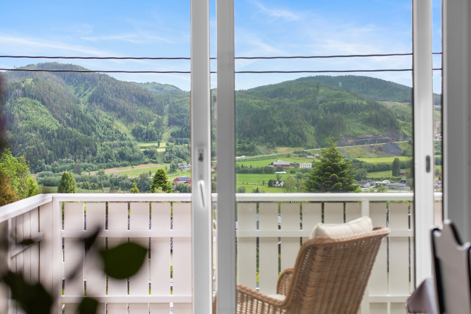 Her kan man nyte flotte utsiktsforhold. Galleribilde