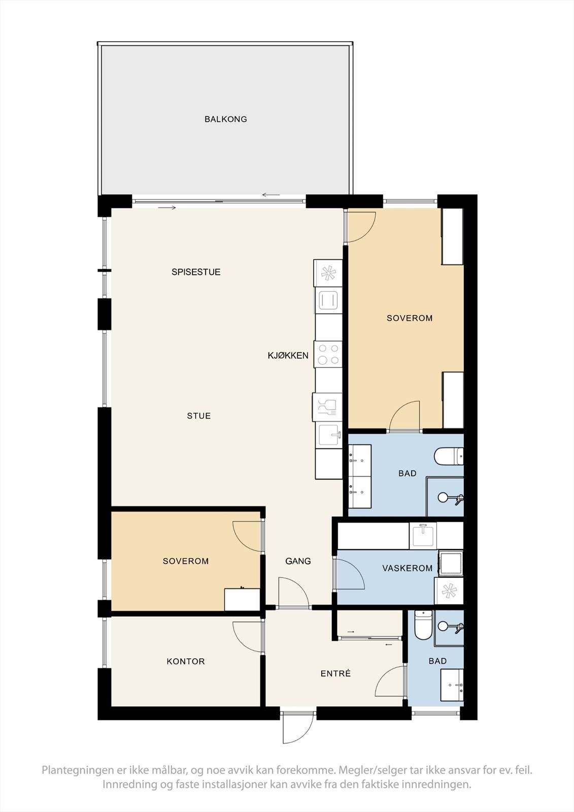 Plantegning Galleribilde