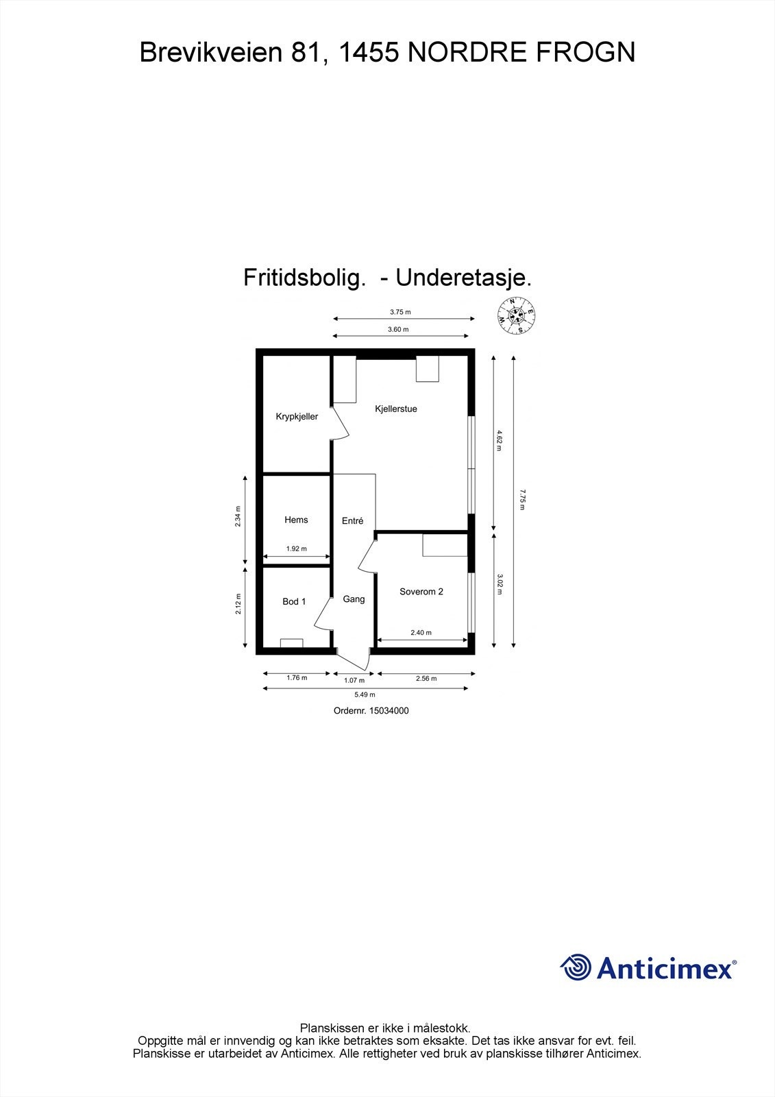 plan underetasje Galleribilde