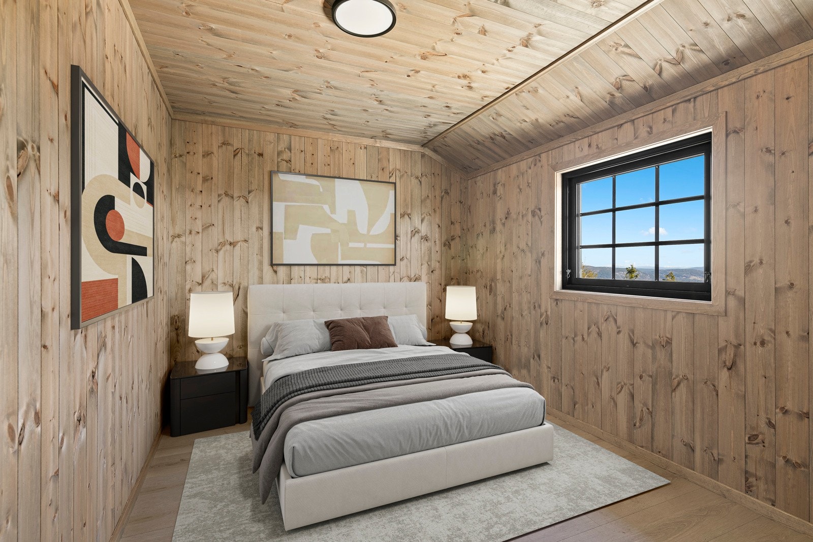 Hytta har totalt 3 soverom *Digitalt stylet Galleribilde