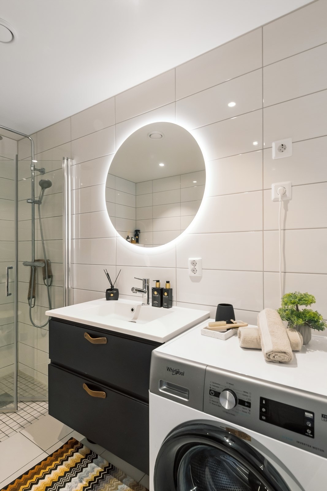 Badet er stilfullt og holder en høy standard. Galleribilde