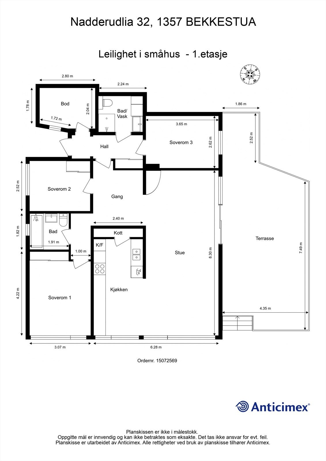 Plantegning Galleribilde
