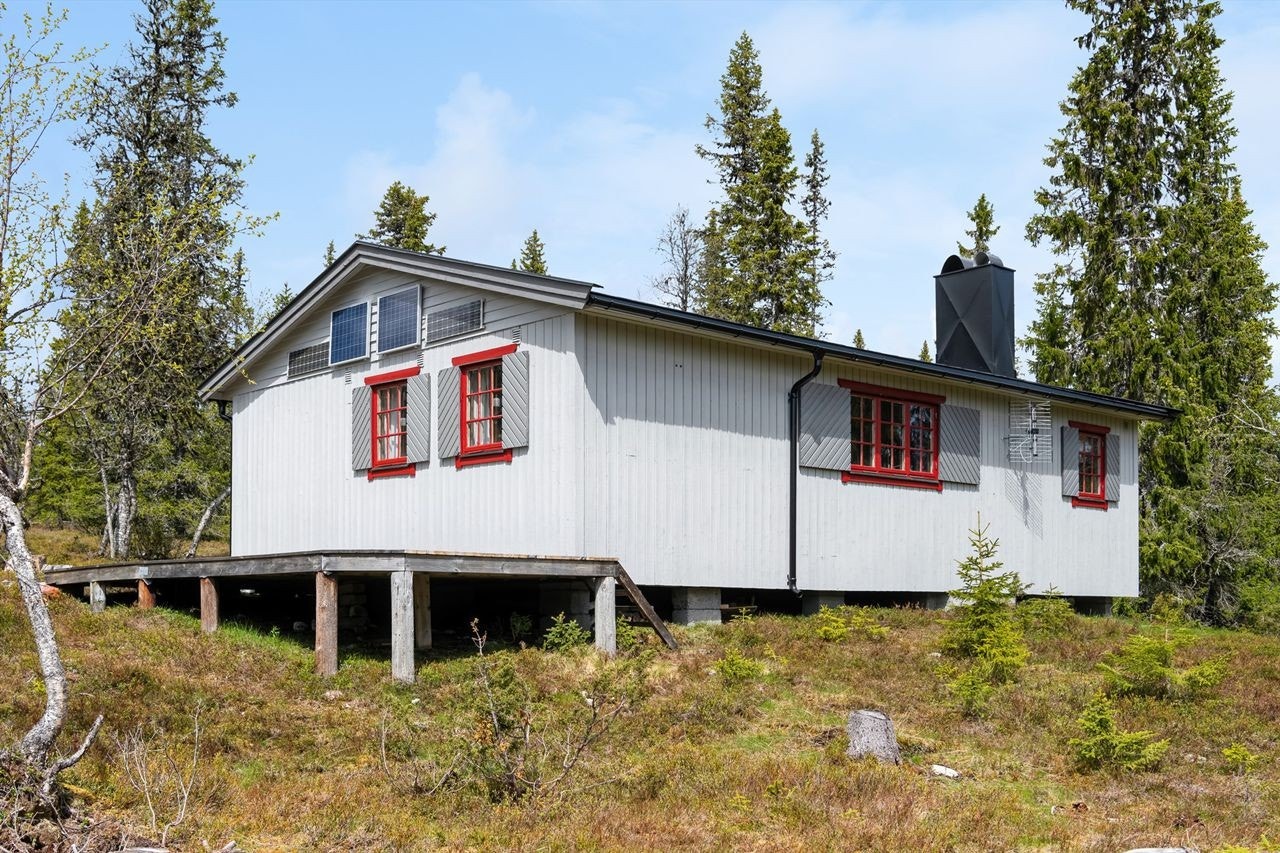 Solcelleanlegg sørger for nødvendig strøm. Vann fra vannpost eller medbrakt Galleribilde