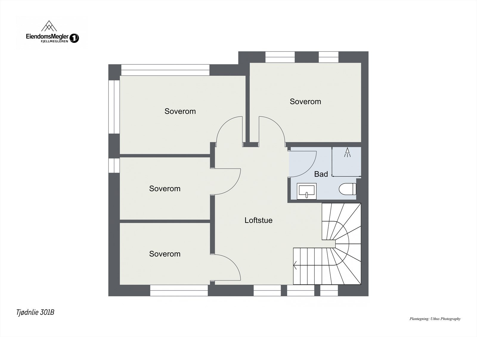 Plantegning 2. etg. Galleribilde