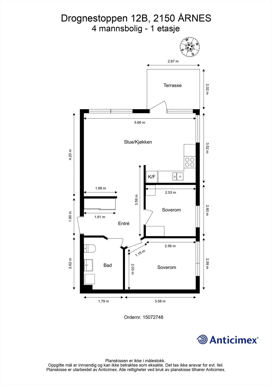 Plantegning Galleribilde