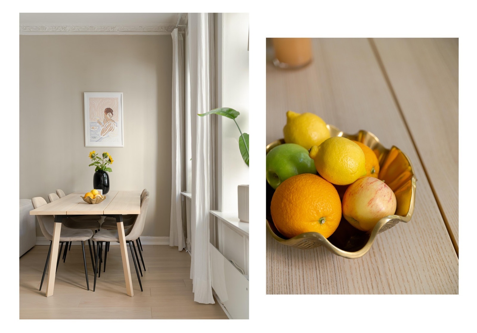 Det er lagt varmefolie i gulv som kan styres med app. Galleribilde