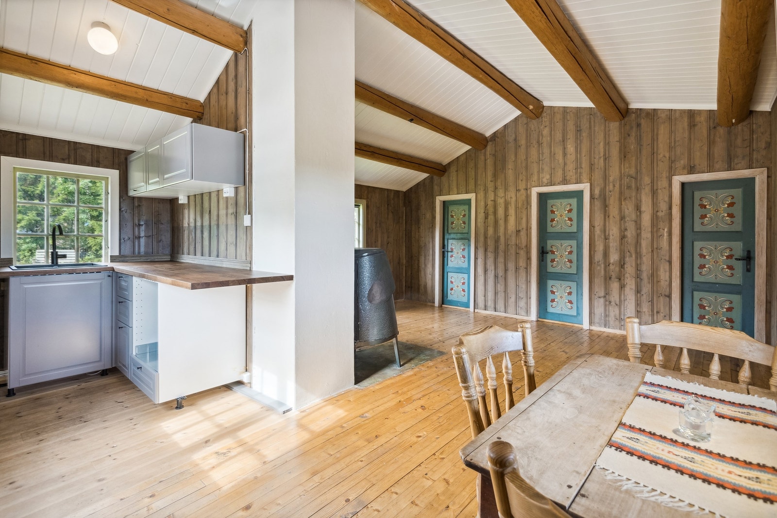 Hytta står ledig for ny eier. Galleribilde