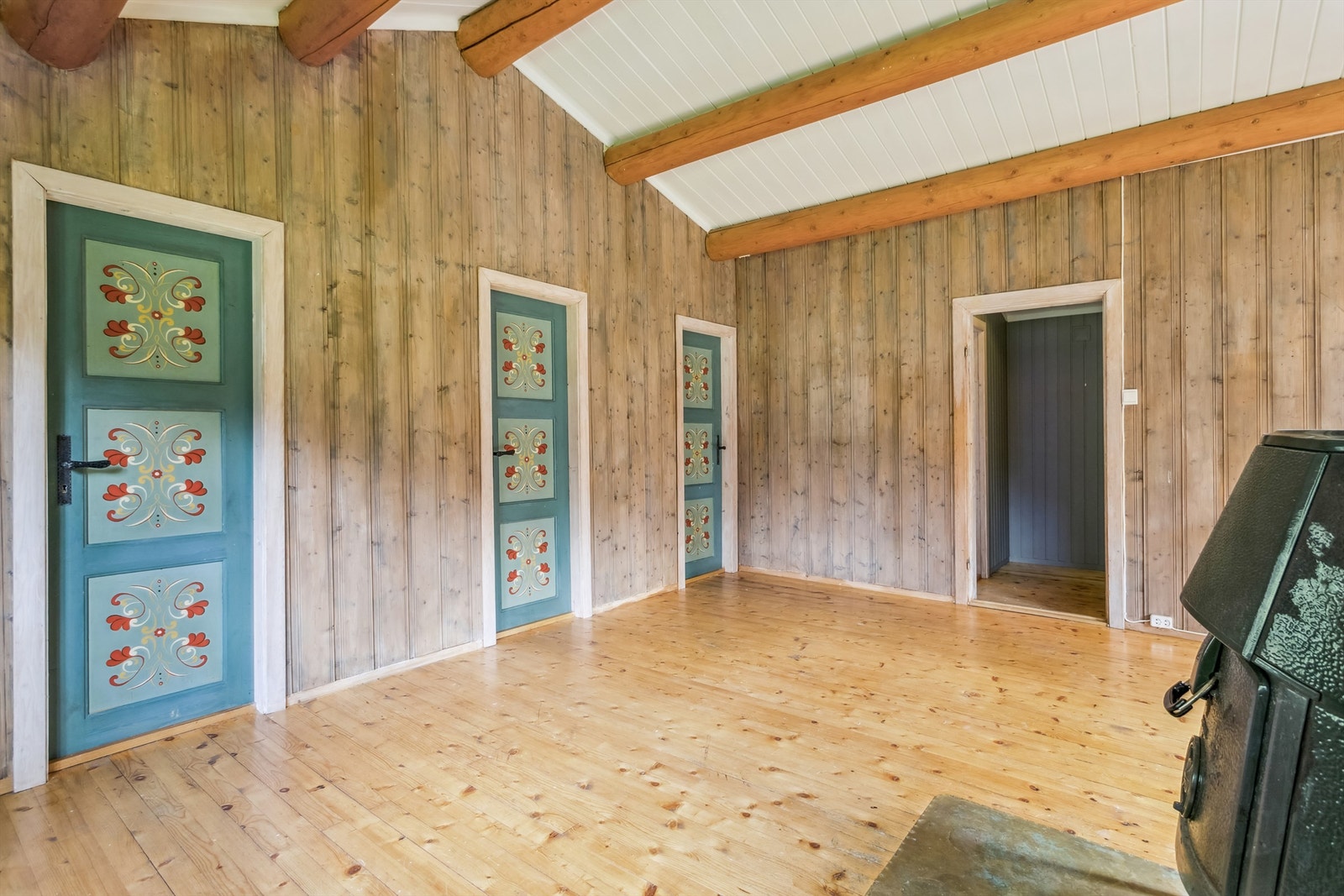 Stue med fine detaljer Galleribilde