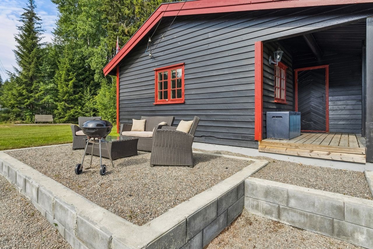 Hytta står ledig for kjøper. Galleribilde