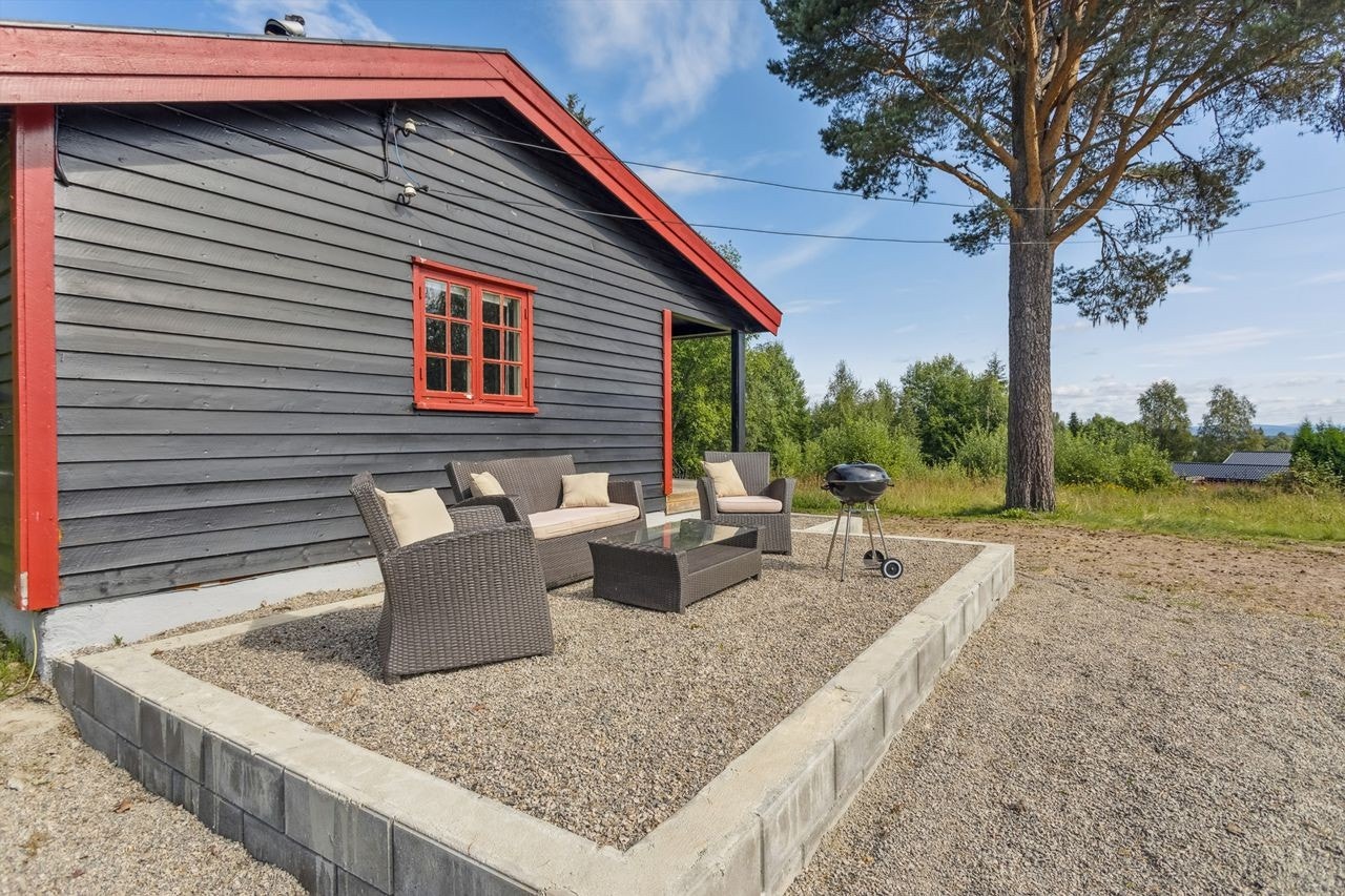 Hyggelig uteplass Galleribilde