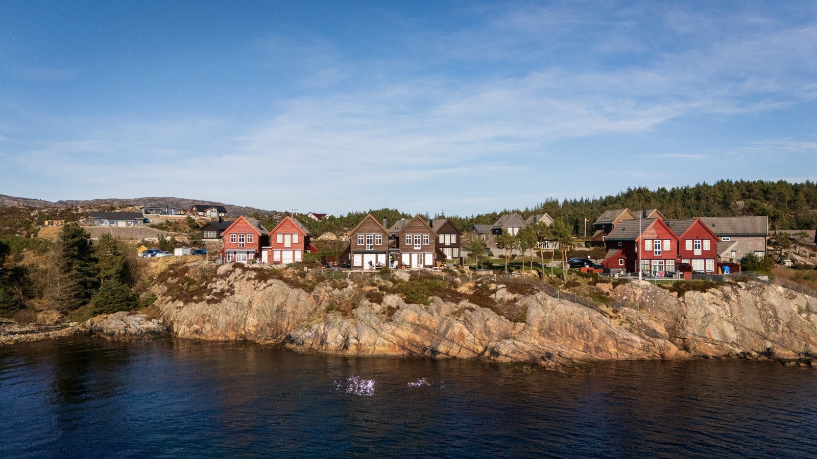 Det er nesten slik at du kan hoppe fra terrassen. Galleribilde