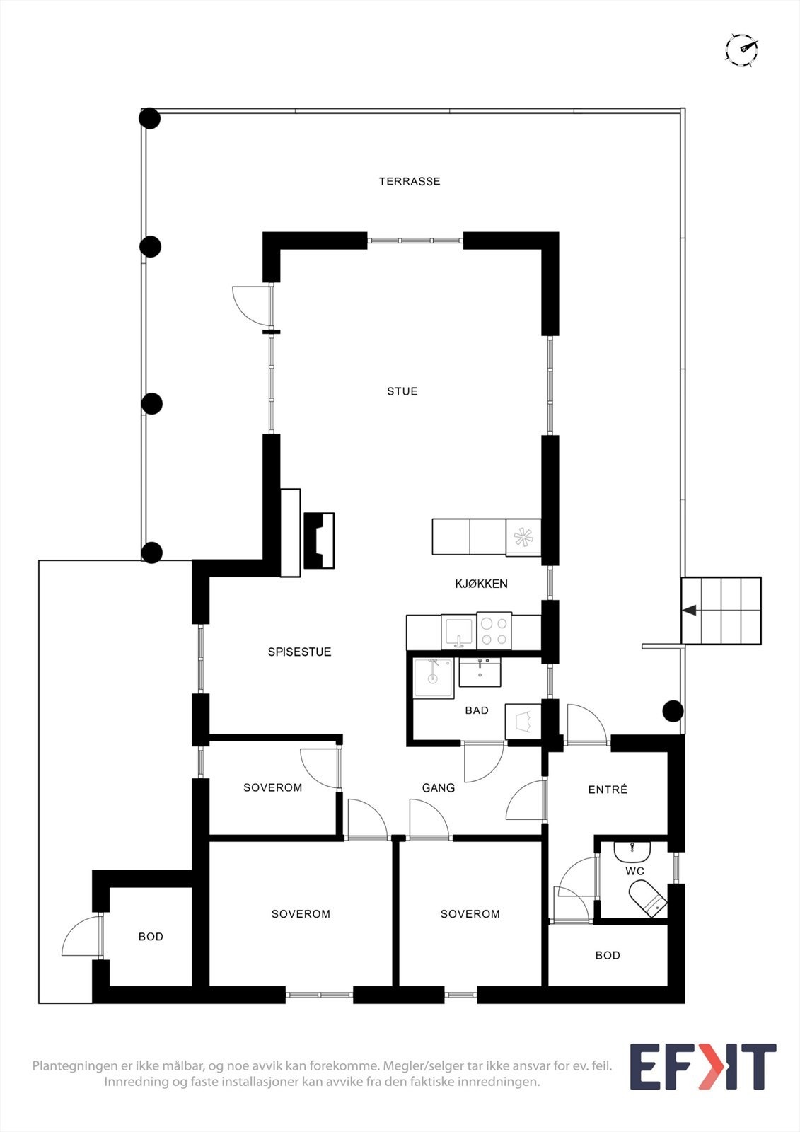 Plantegning Galleribilde