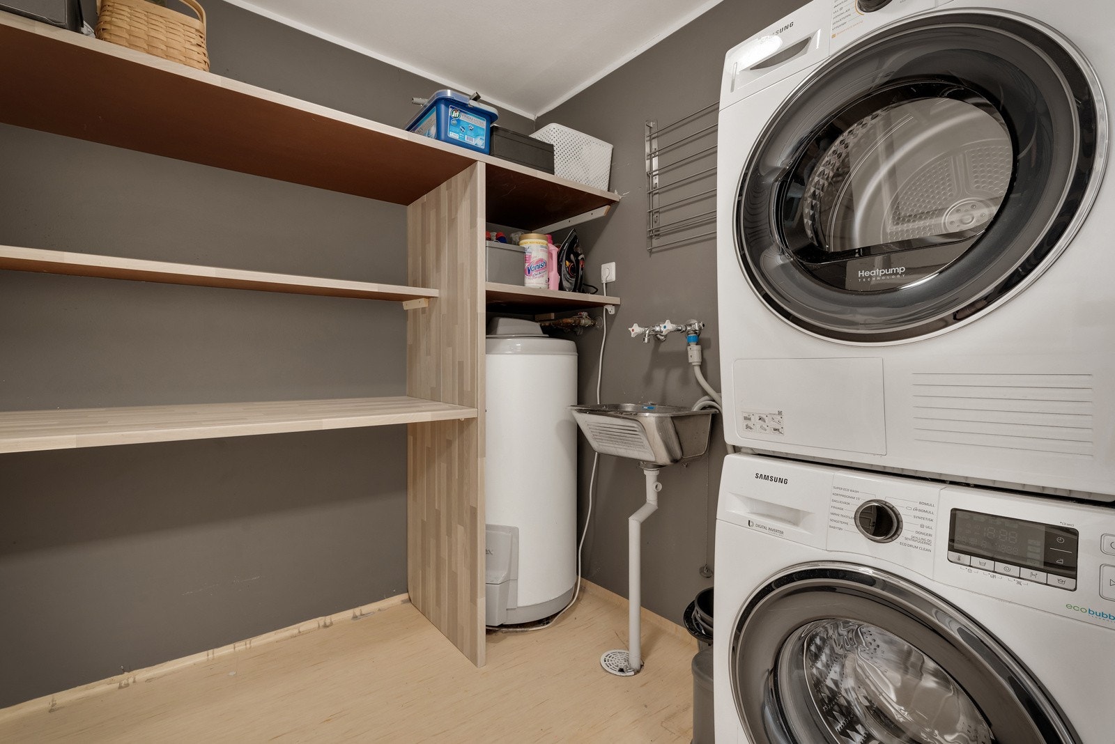 Vaskerommet måler 4 kvm. Galleribilde