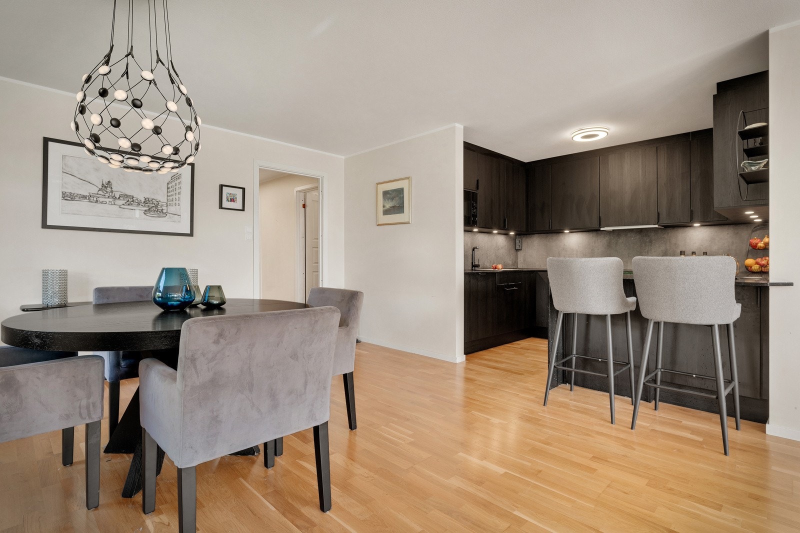 Kjøkkenet er nytt fra 2023. Galleribilde