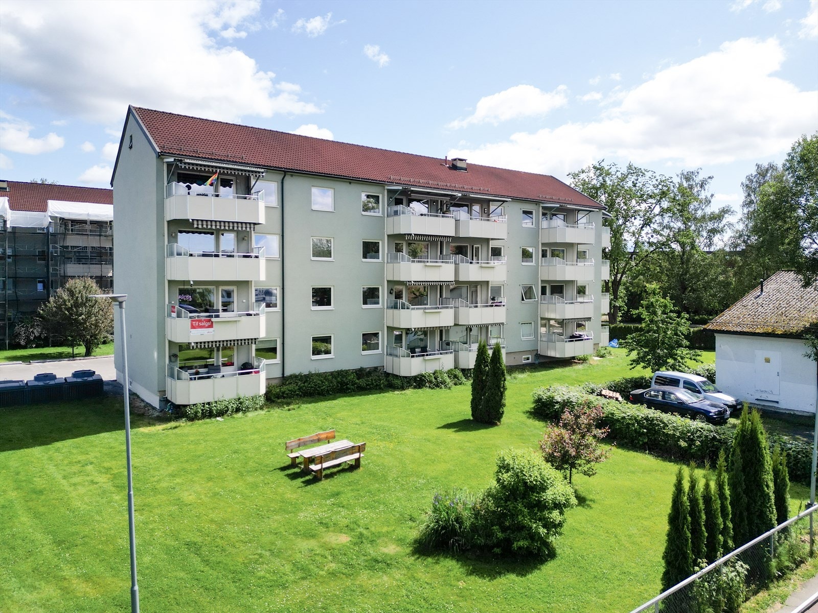 Leiligheten har svært god internbeliggenhet og ligger lengst bort fra Alexander Kiellands gate. Galleribilde