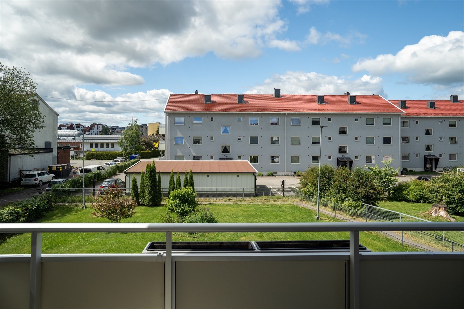 Utsyn mot fellesareal. Galleribilde