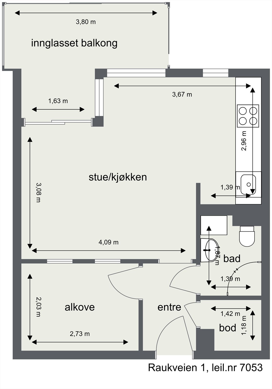 Plantegning Galleribilde