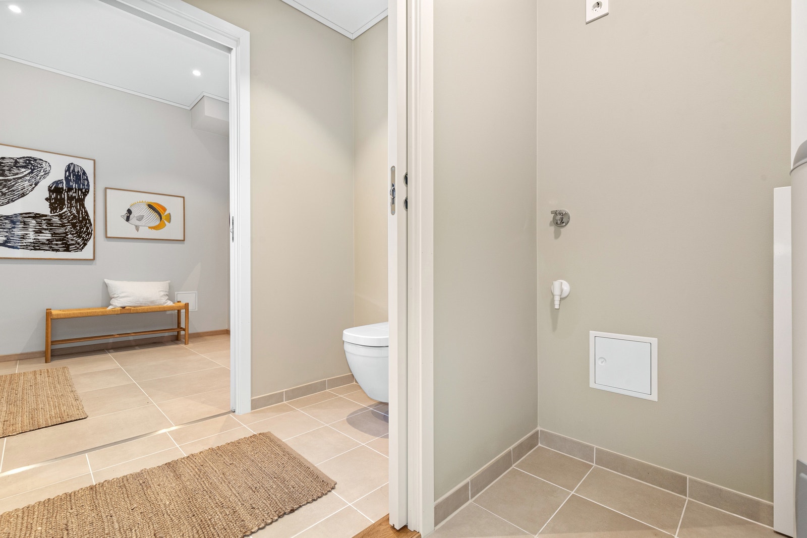 Vaskerom. (Bilde fra annen, tilsvarende bolig i prosjektet) Galleribilde