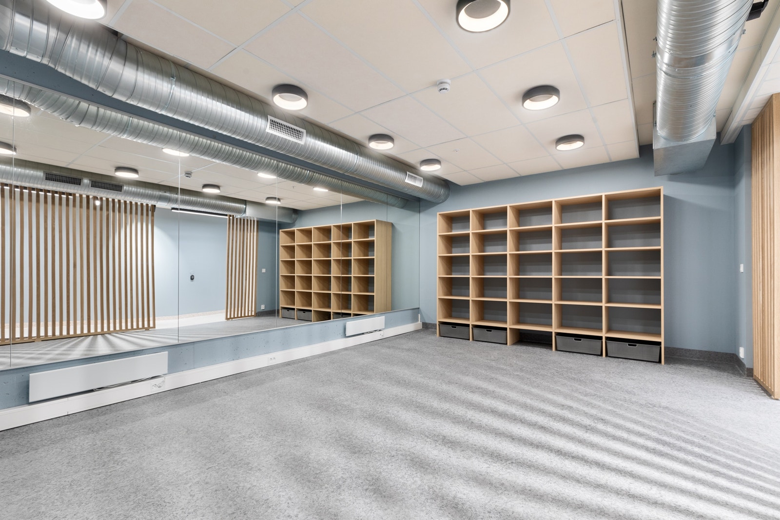 Nytt og velutstyrt, felles treningsrom til glede for alle beboerne på Dyst. Galleribilde