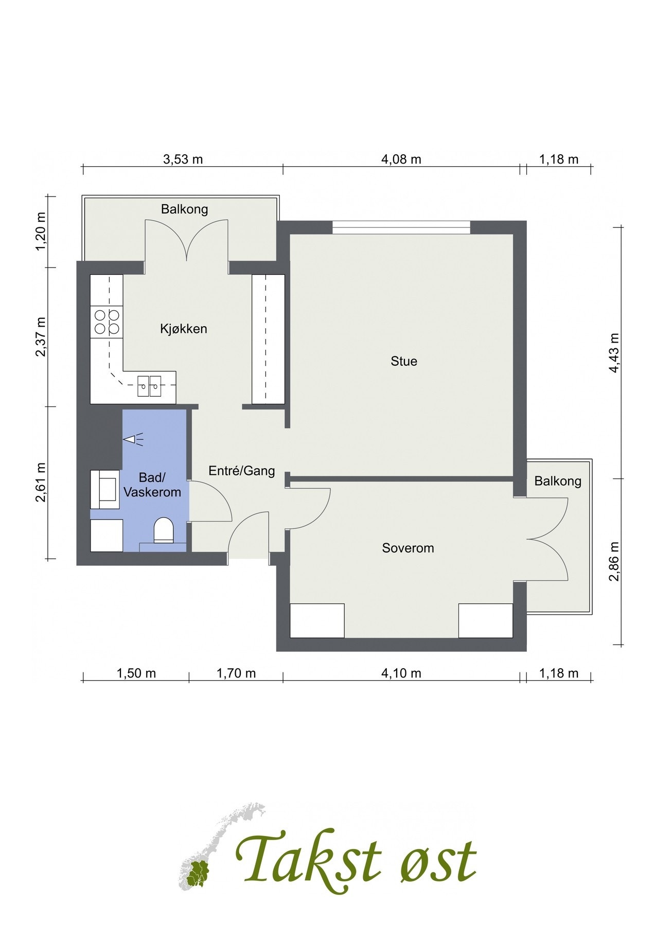 Plantegning. Galleribilde