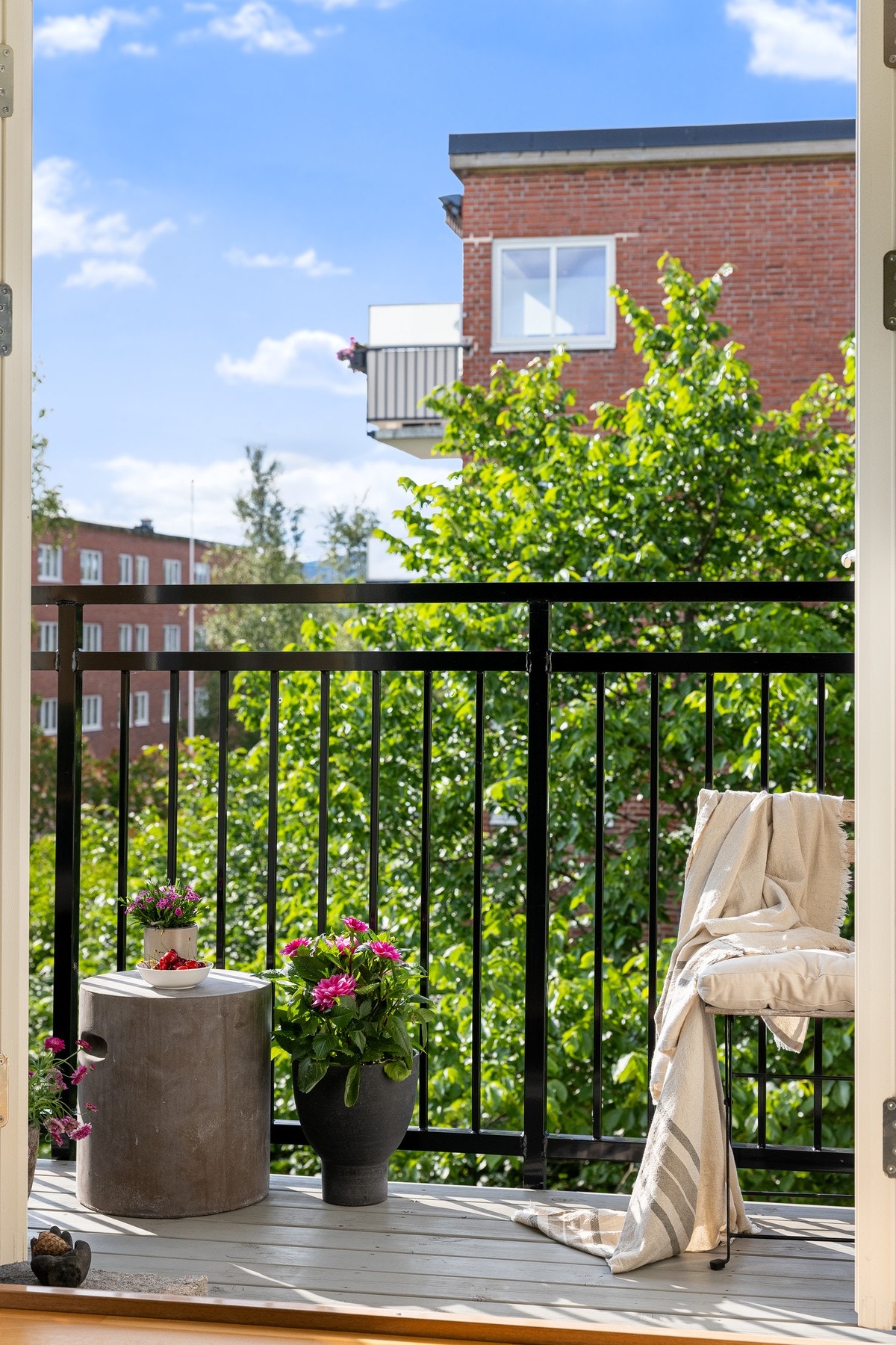 Nydelig, nordvestvendt balkong på ca. 4 kvm. Galleribilde