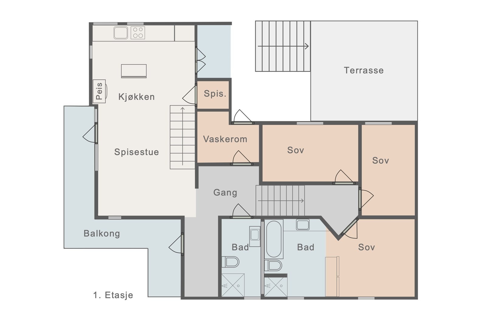 1. etasje Galleribilde