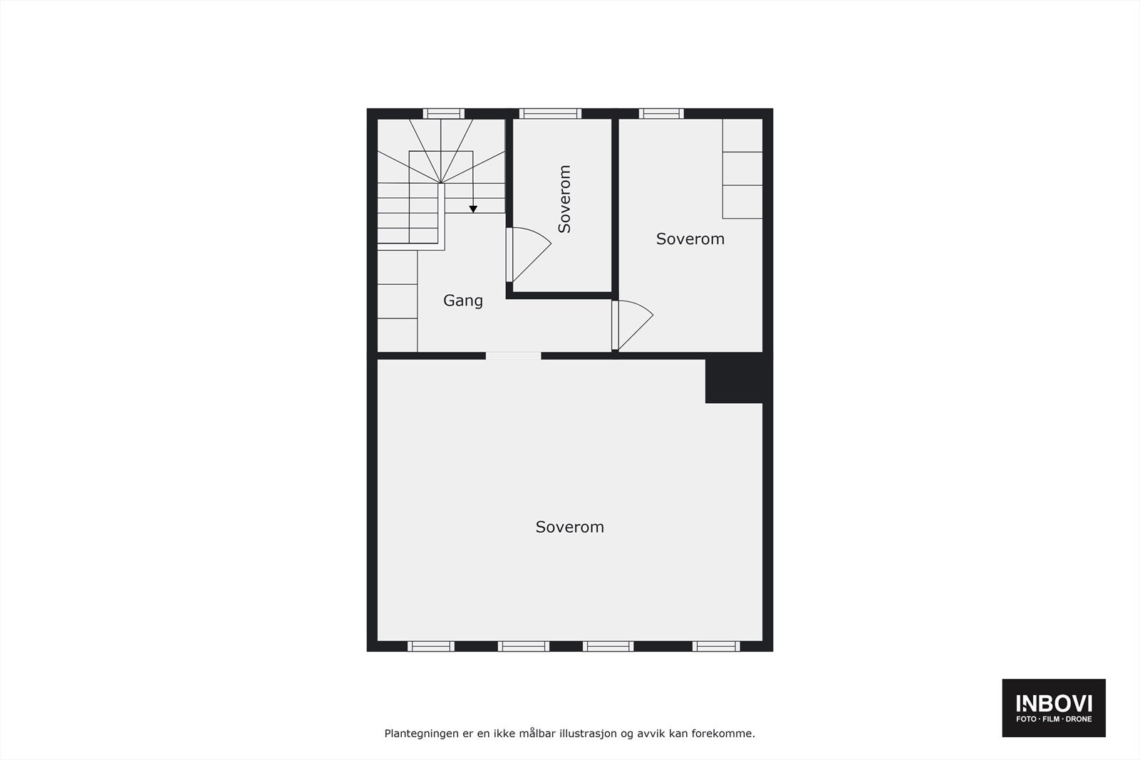 Plantegning 2. etasje Galleribilde