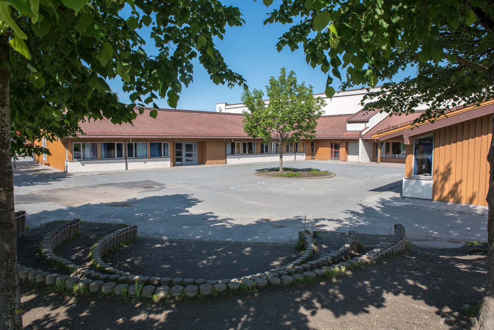 Gangavstand til barne-, ungdoms- og videregående skole. Galleribilde