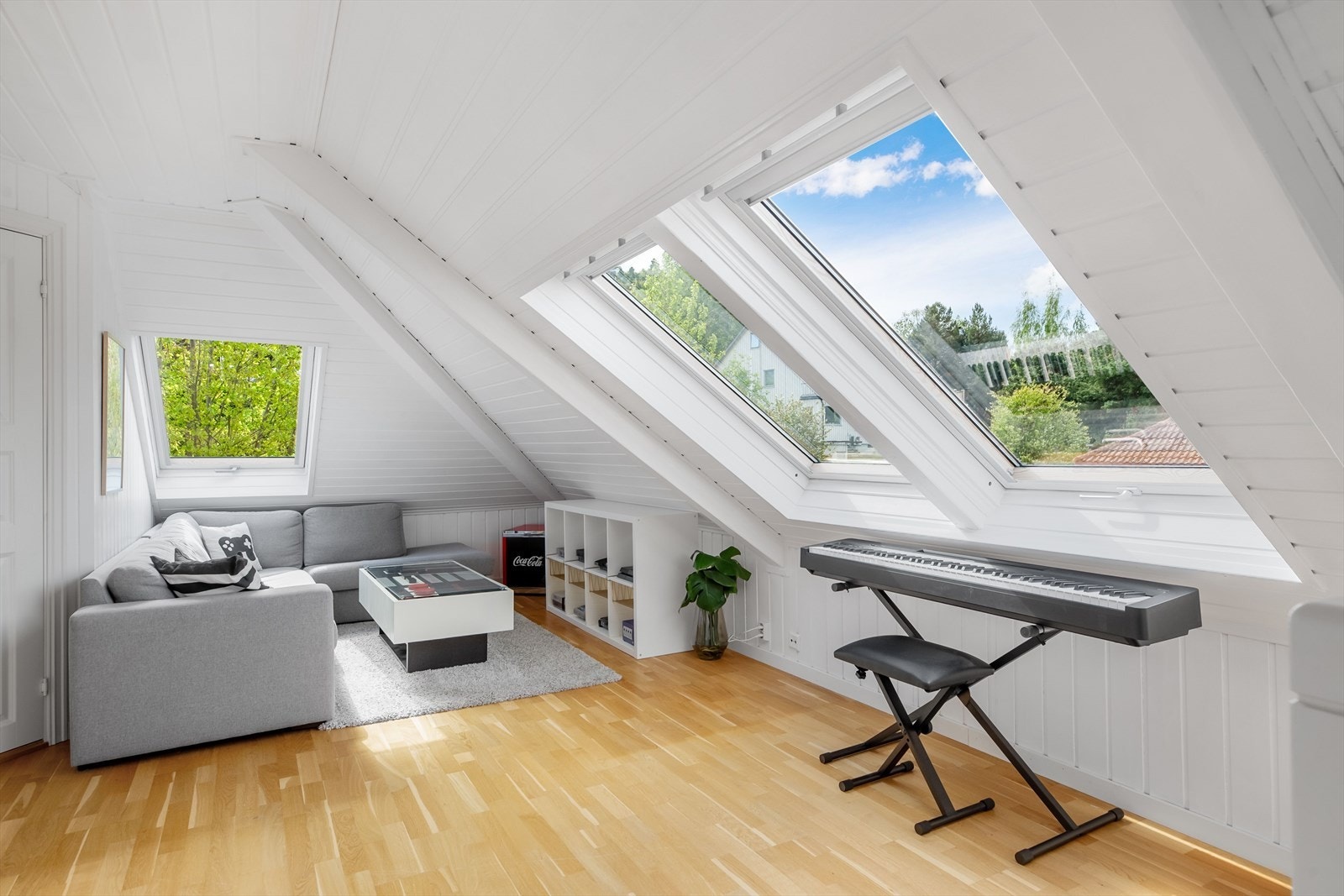 Her er det godt med plass for en egen tv-stue, kontorplass eller stilleavdeling. Galleribilde