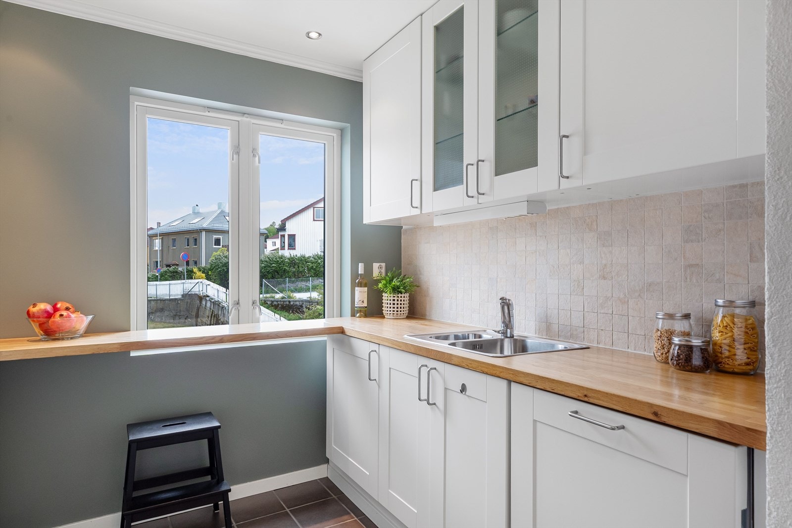 Kjøkkenet har mottatt tilstandsgrad 1, ifølge takstmann. Galleribilde