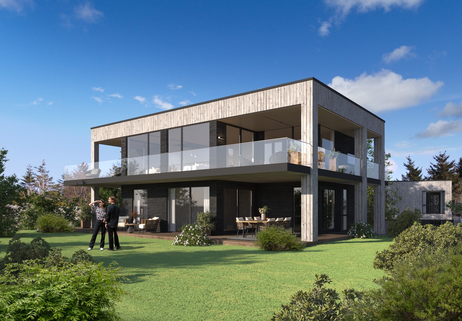 Illustrert hustype på tomt 8 Galleribilde