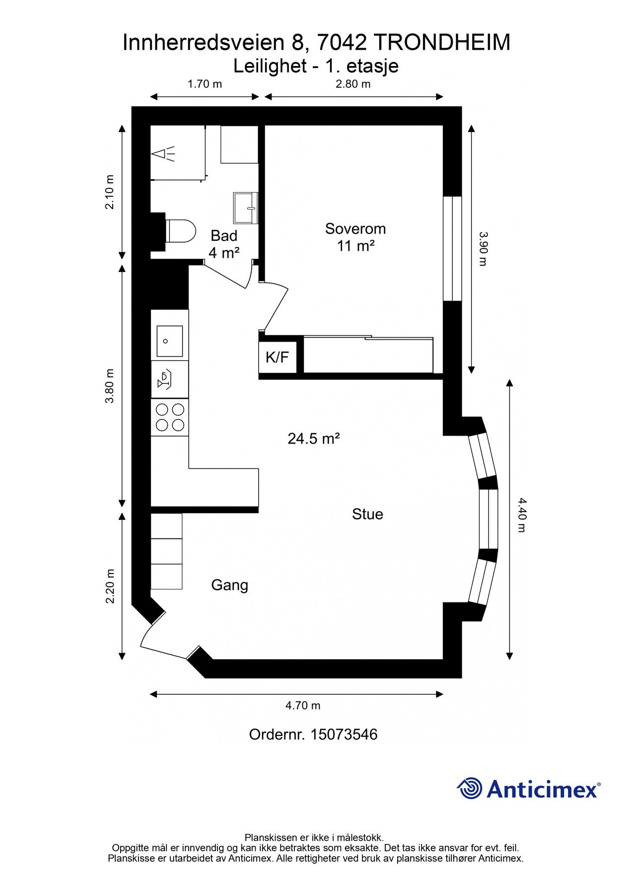 Plantegning 1.etasje. Galleribilde
