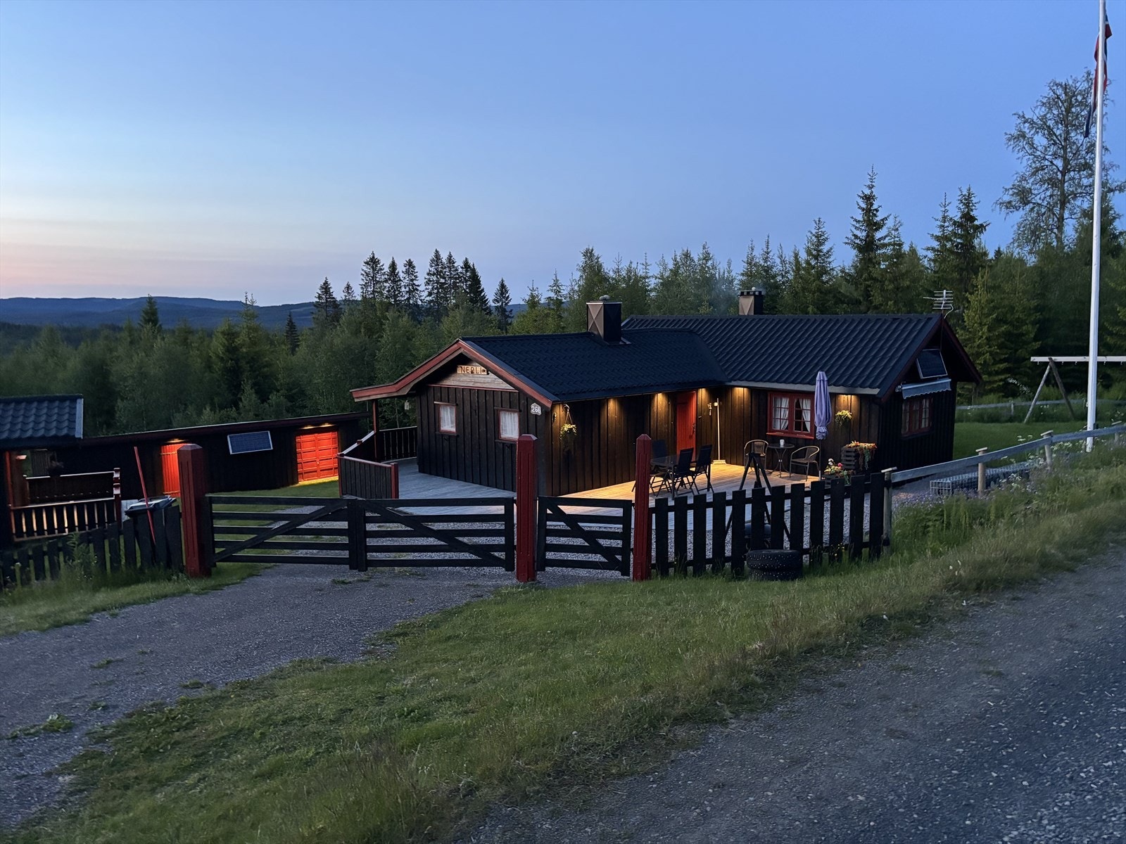 Kveldsbilde- privat bilde. Galleribilde