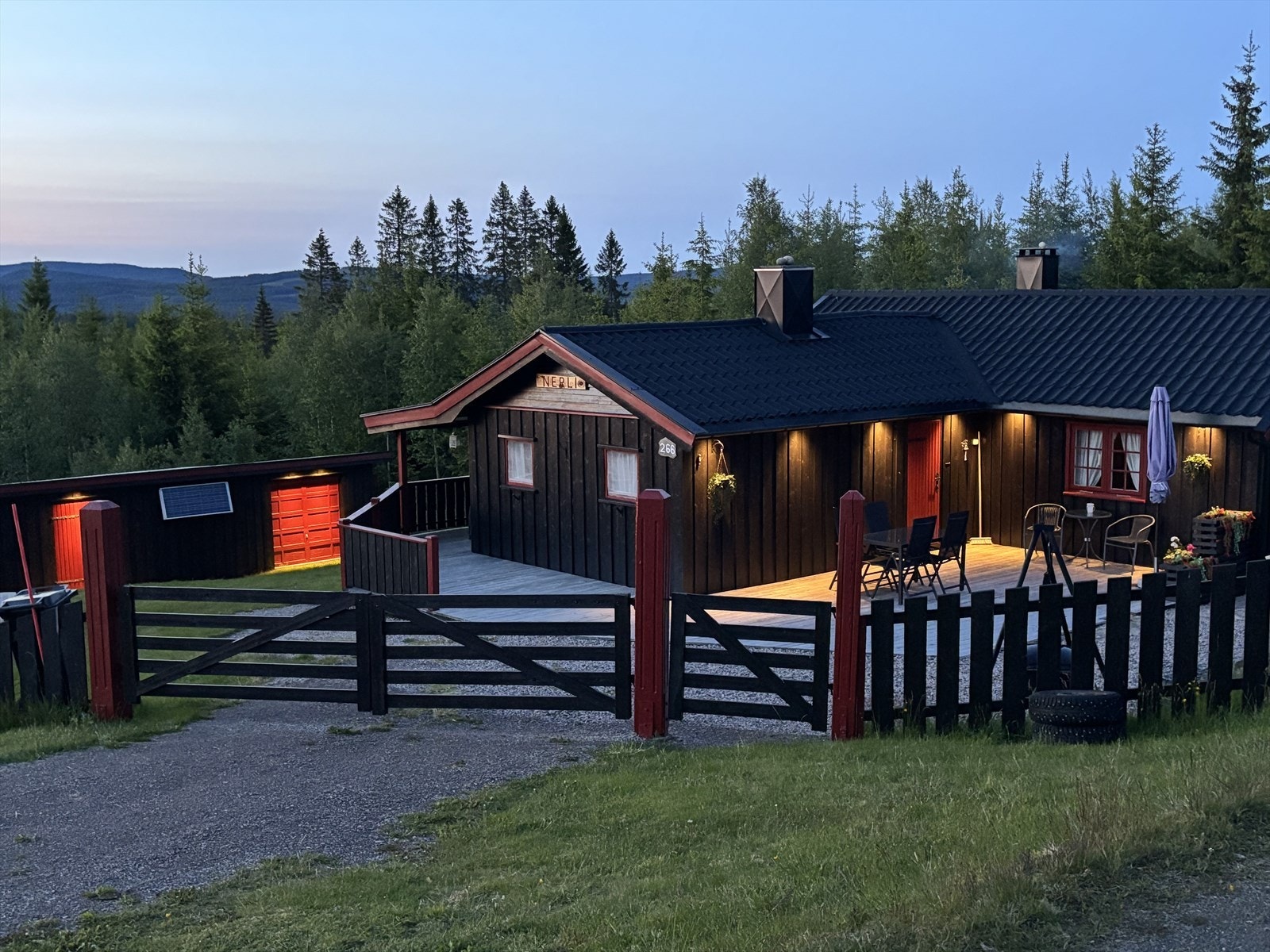 Kveldsbilde- privat bilde. Galleribilde