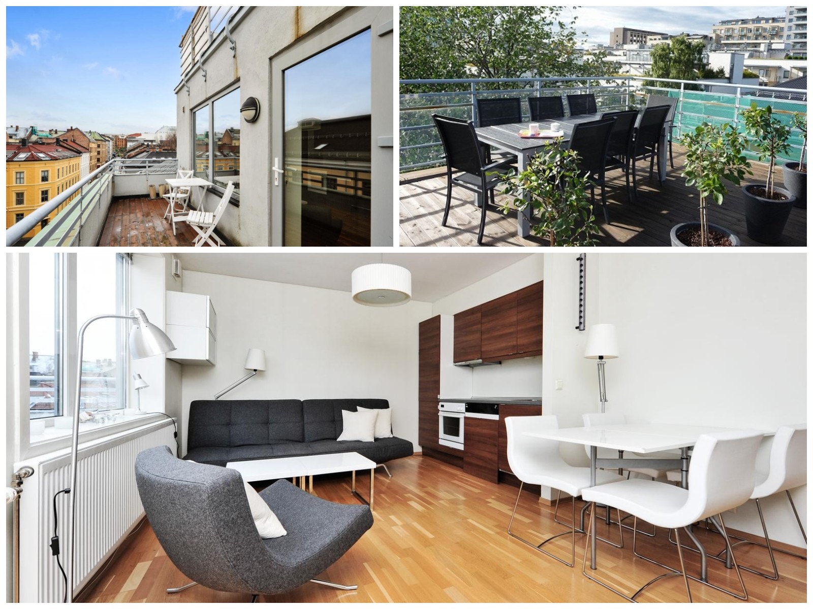 Flott leilighet med egen terrasse og felles takterrasse! Galleribilde