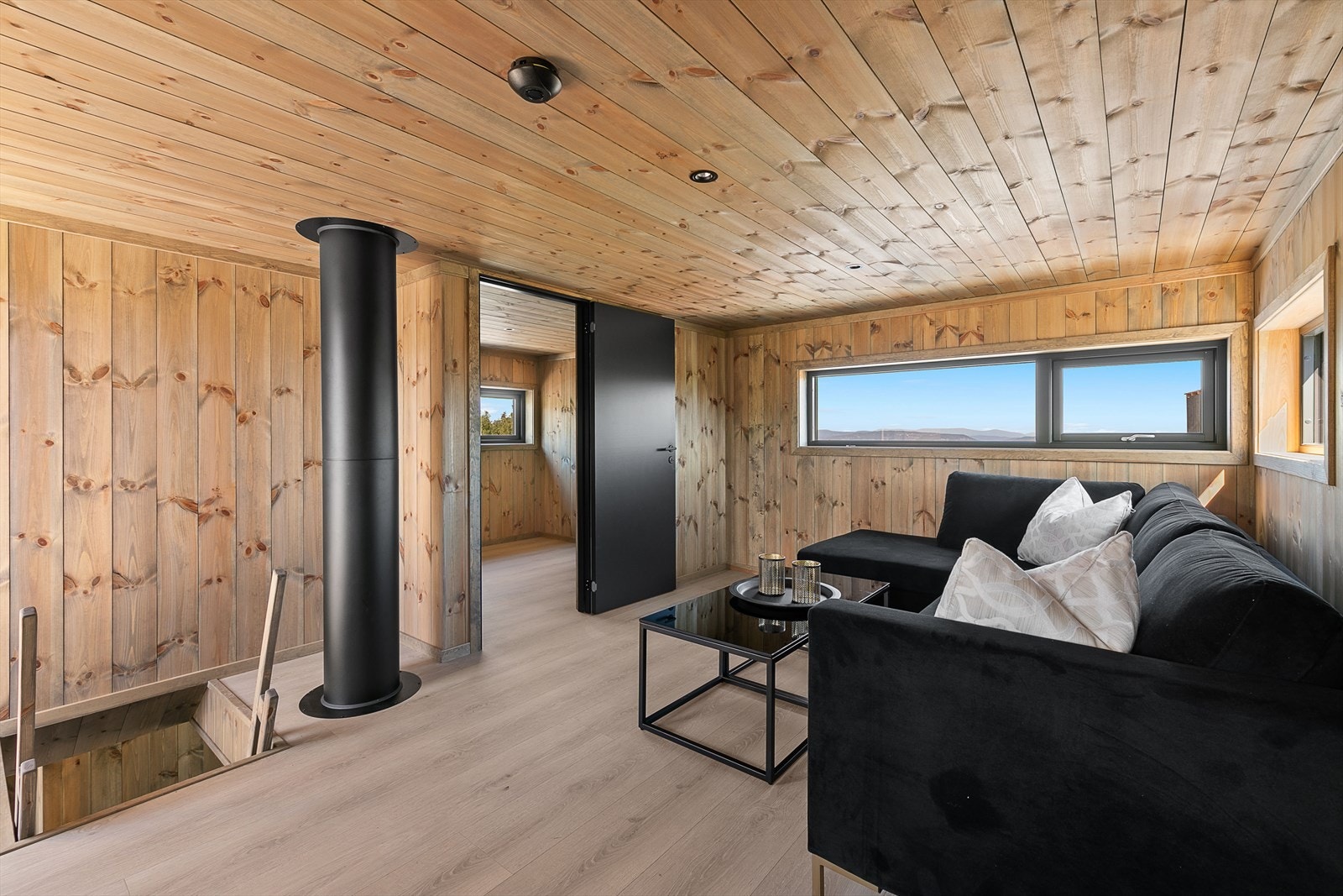 Eksempel på hems. Bilde fra en ferdigstilt bolig i prosjektet med en annen leveranse. Avvik vil forekomme. Bildet er digitalstylet. Galleribilde