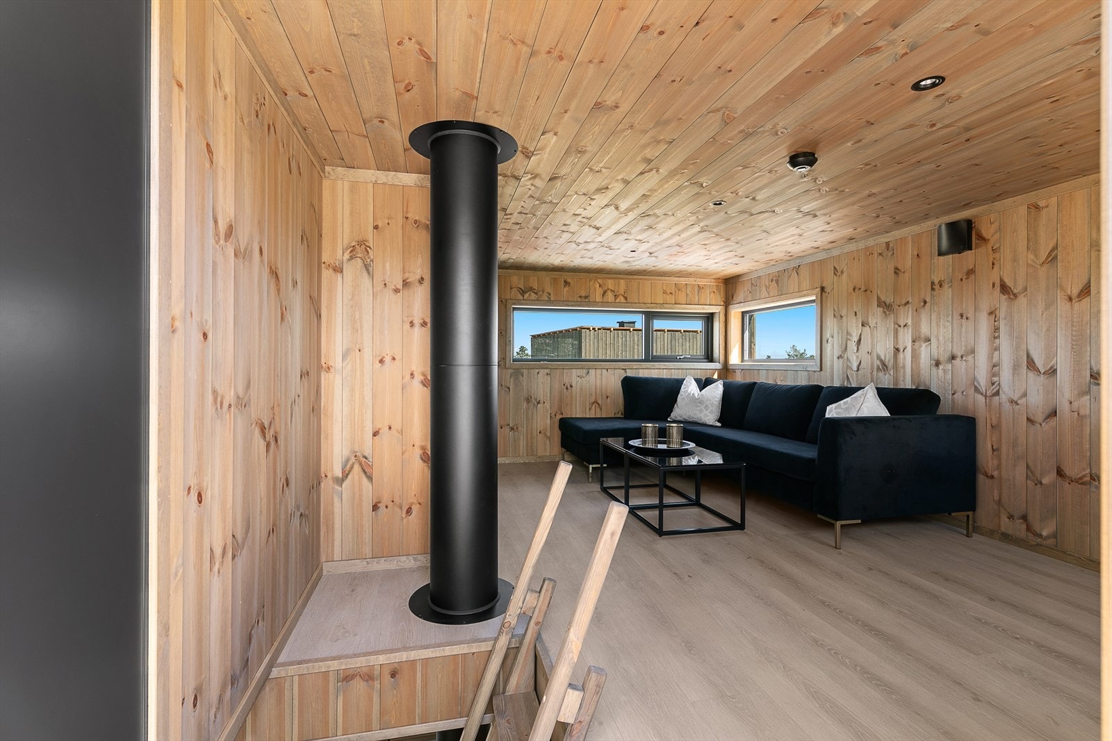 Eksempel på hems. Bilde fra en ferdigstilt bolig i prosjektet med en annen leveranse. Avvik vil forekomme. Bildet er digitalstylet. Galleribilde