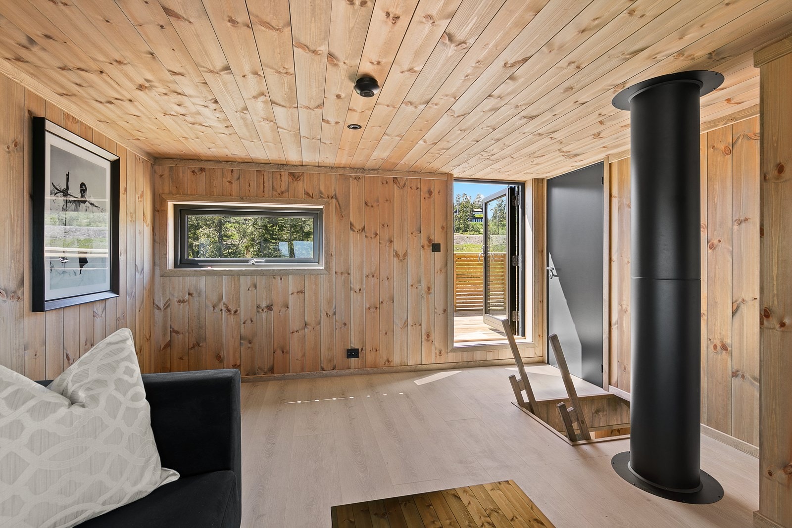 Eksempel på hems. Bilde fra en ferdigstilt bolig i prosjektet med en annen leveranse. Avvik vil forekomme. Galleribilde