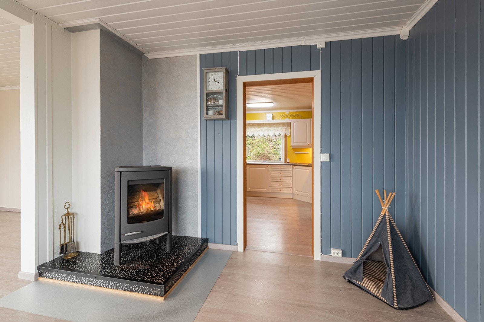 Peisovn som varmer godt på vinteren. Galleribilde