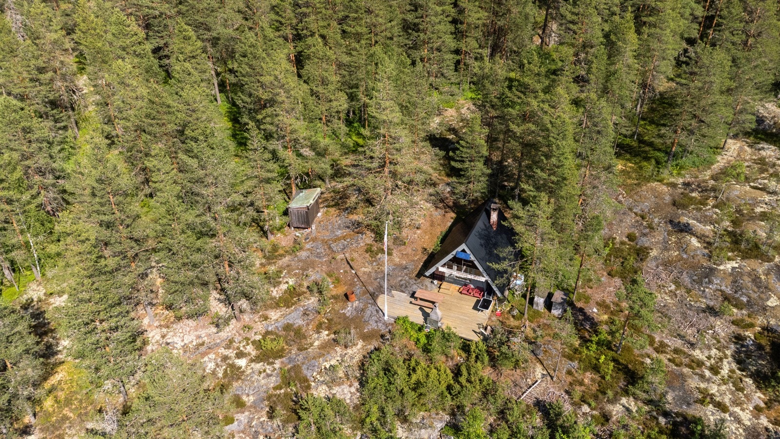 Dronefoto Galleribilde