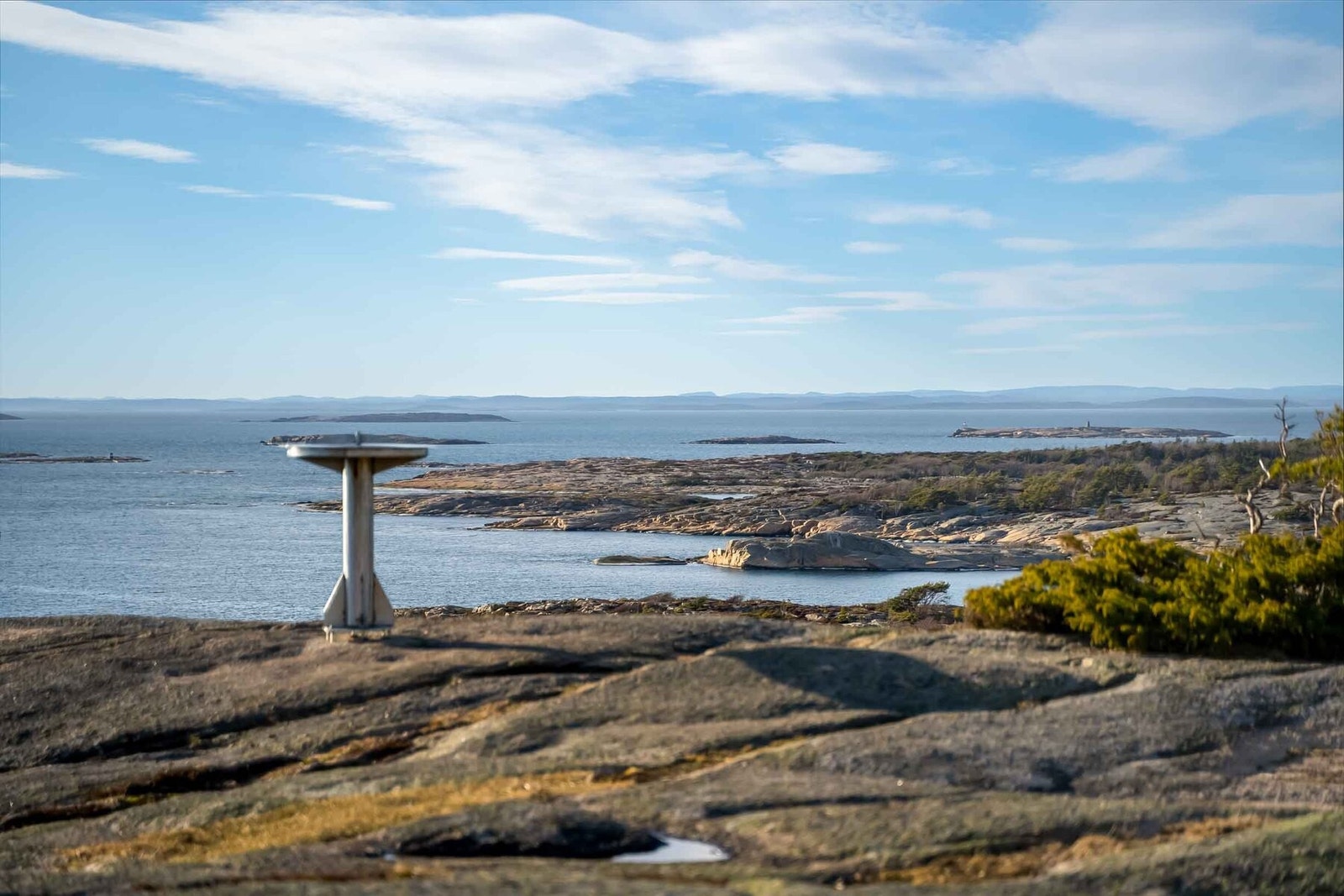 Fra Blåsopp. Panoramautsikt mot Oslofjorden Galleribilde
