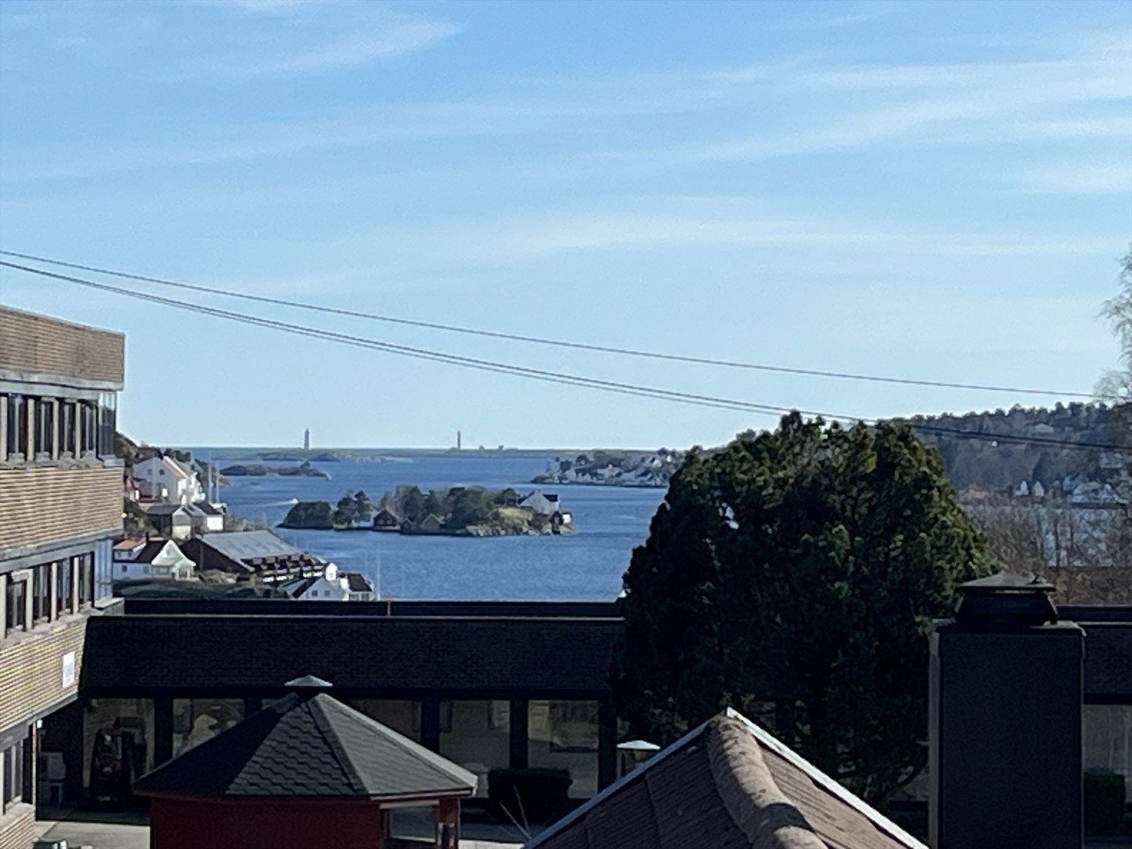 Utsikt fra stuevindu Galleribilde