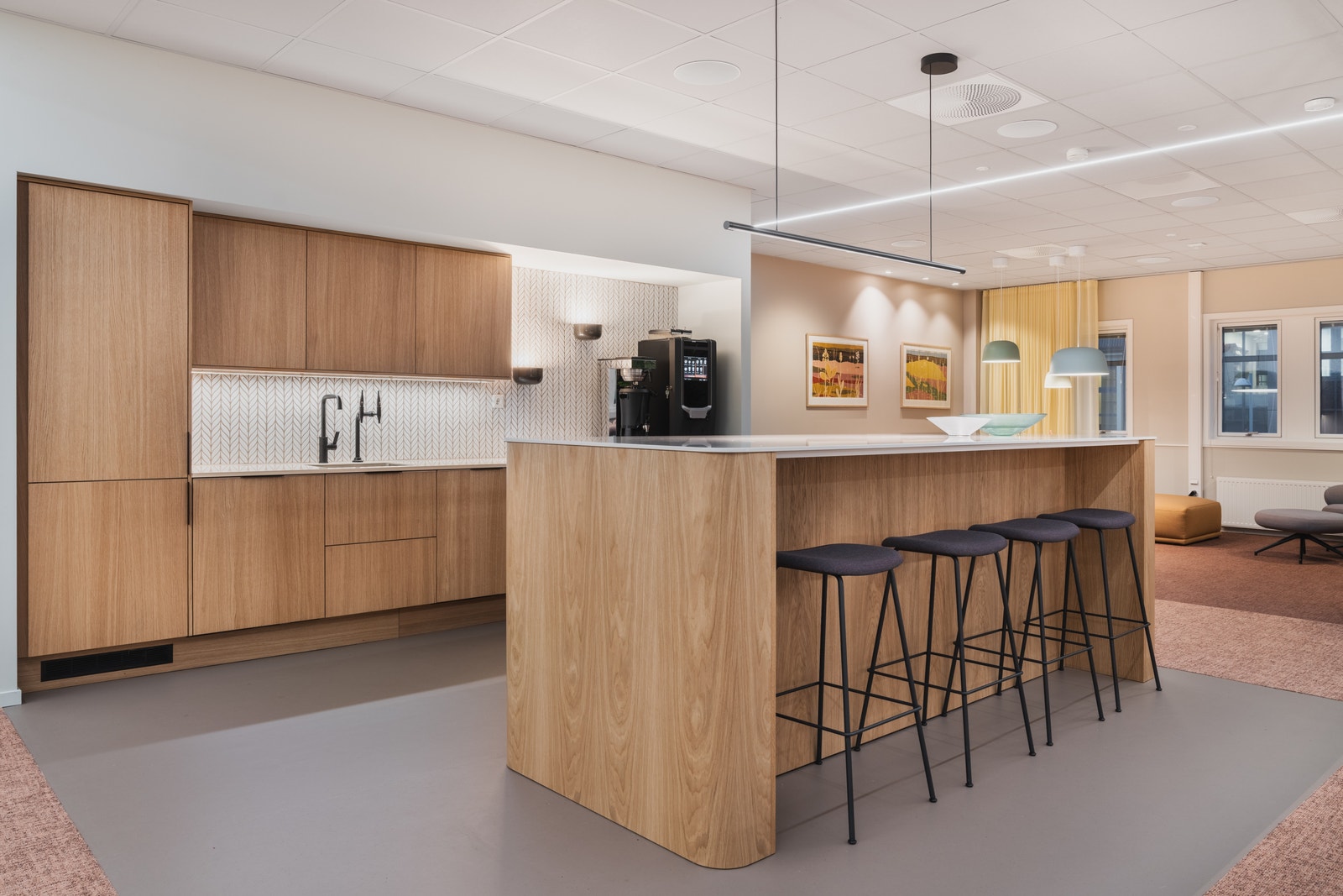 Eksempel på hvordan lokalene kan se ut. Bildet er fra et annet lokale i Motorhallen, nylig renovert. Galleribilde