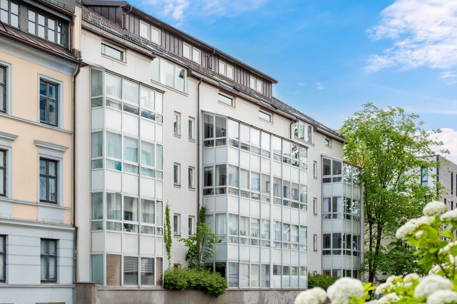 Badebakken er et populært sted å bo, med skjermet beliggenhet og kort vei til et yrende byliv. Galleribilde