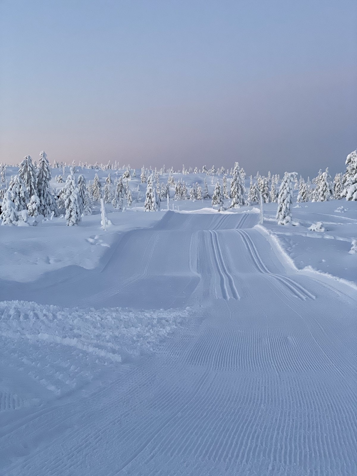 Blefjell byr på fantastisk natur med 100 km langrennsløyper. Galleribilde