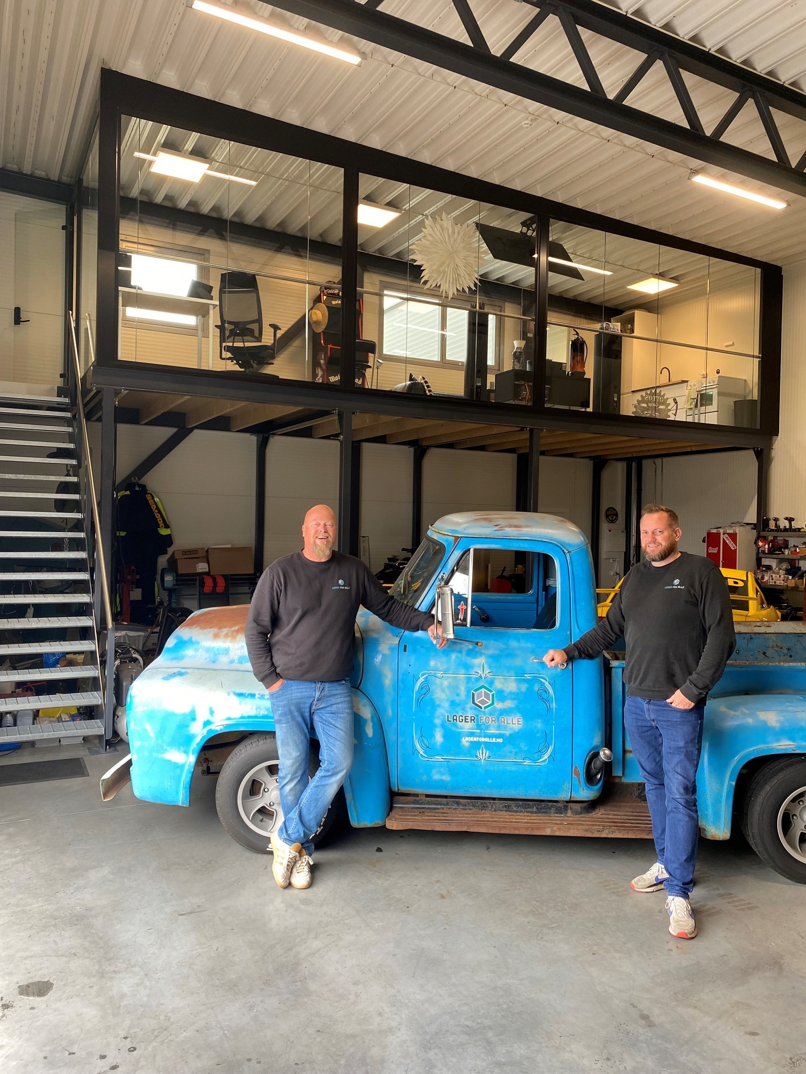 Eksempel på en innglasset messanin, hentet fra et annet av våre prosjekter Galleribilde