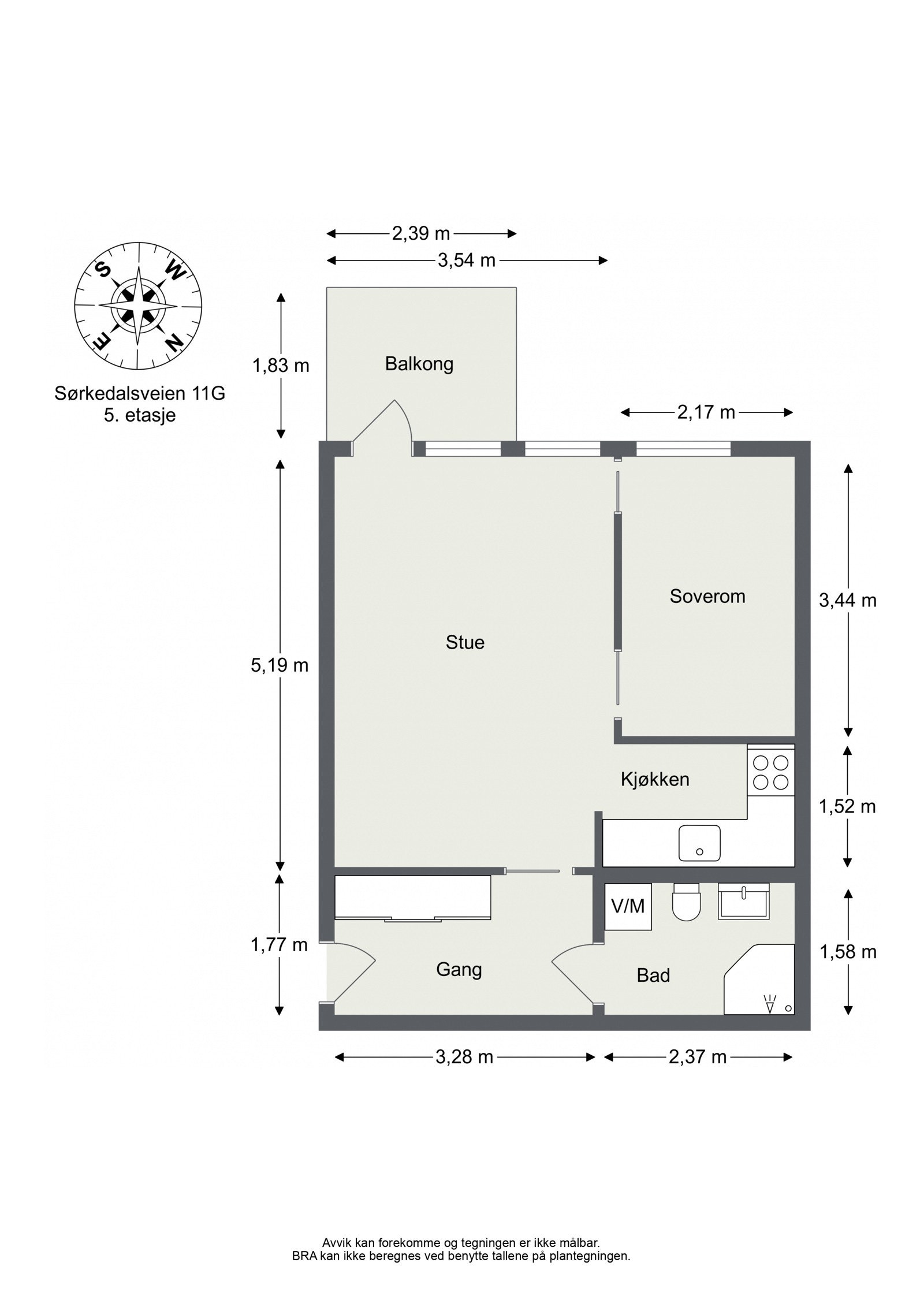 Plantegning Galleribilde