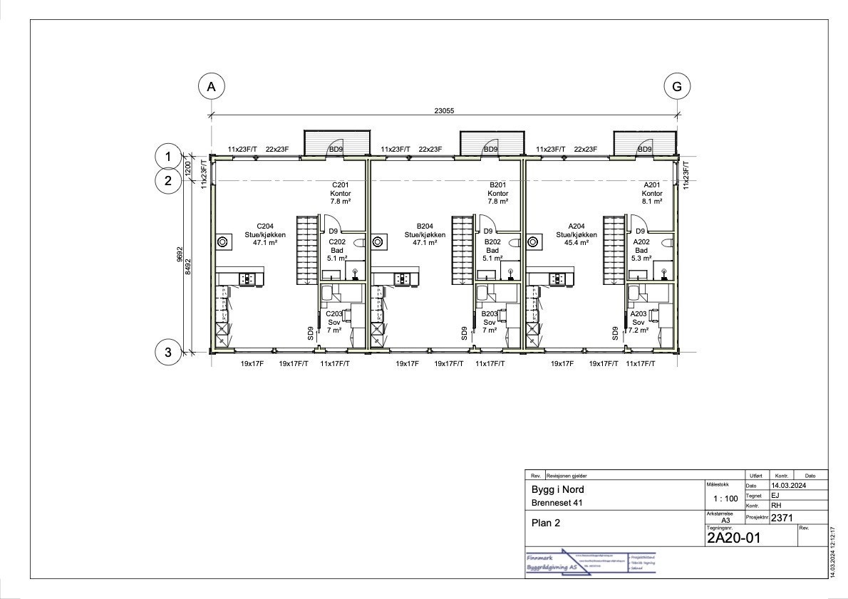 Plantegning hovedetasje Galleribilde