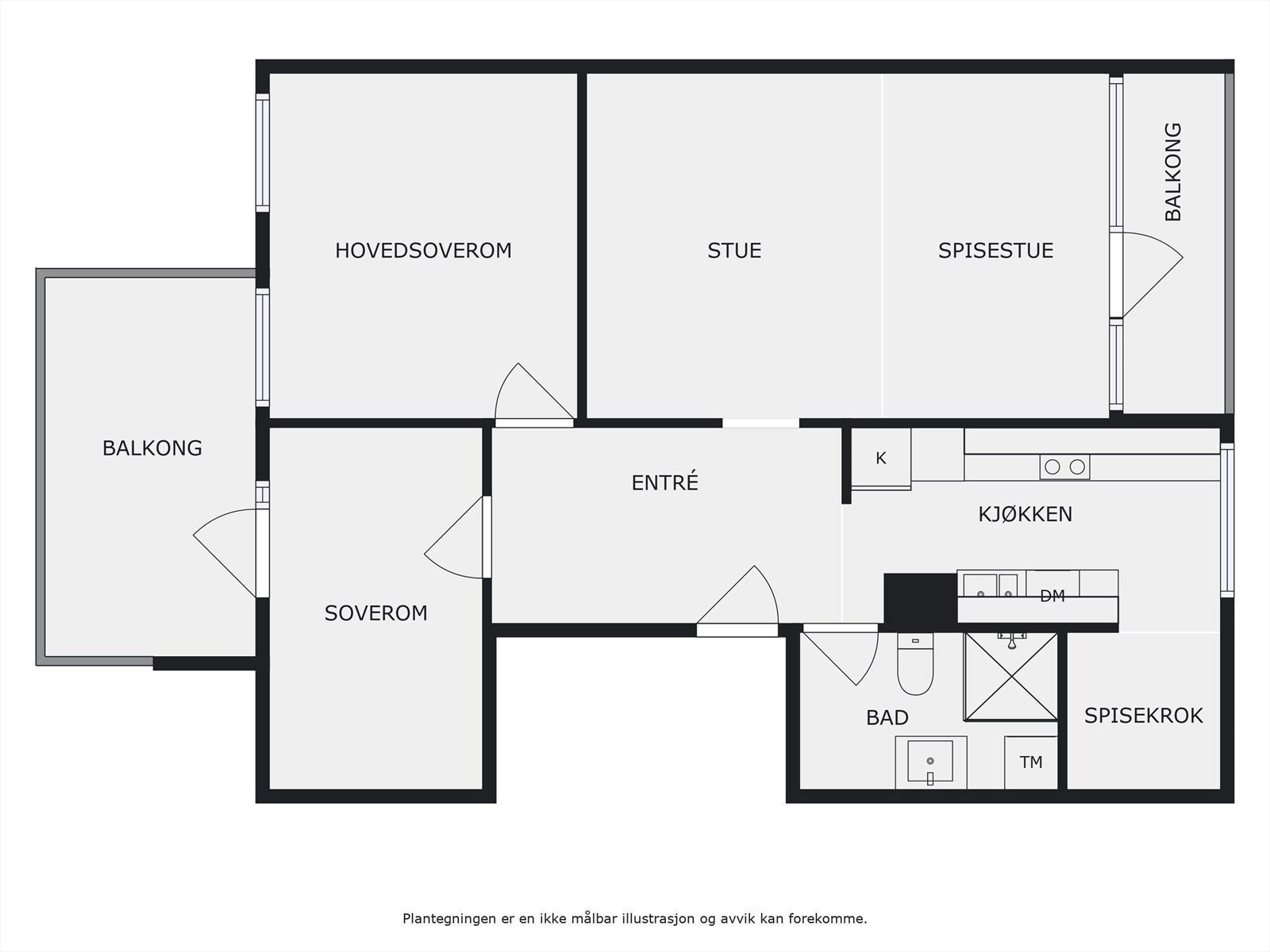 Plantegning Galleribilde